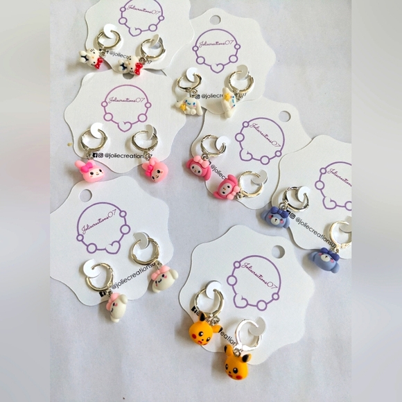 Jewelry - Sanrio and friends clay earrings